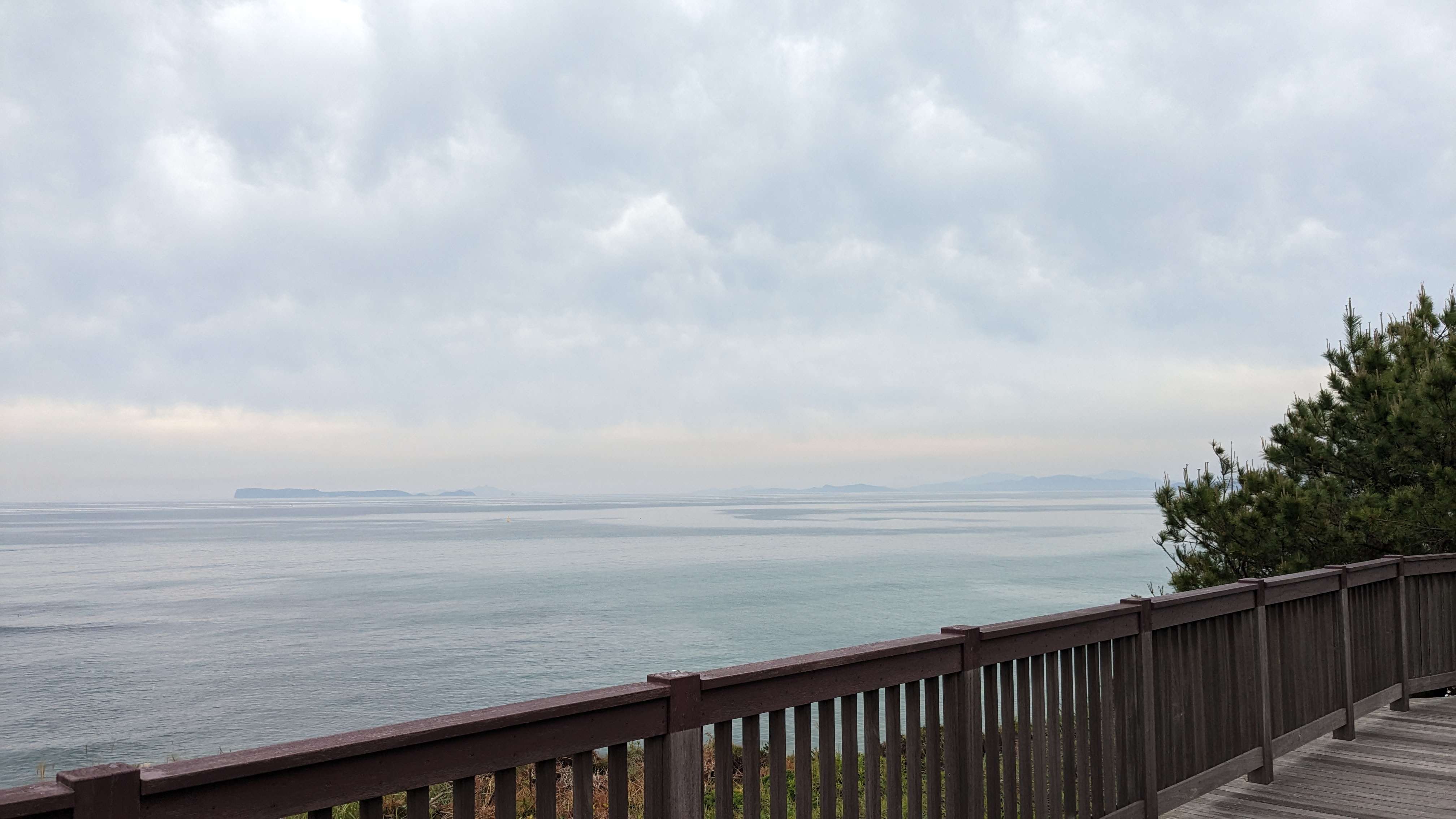 広がる玄界灘の海