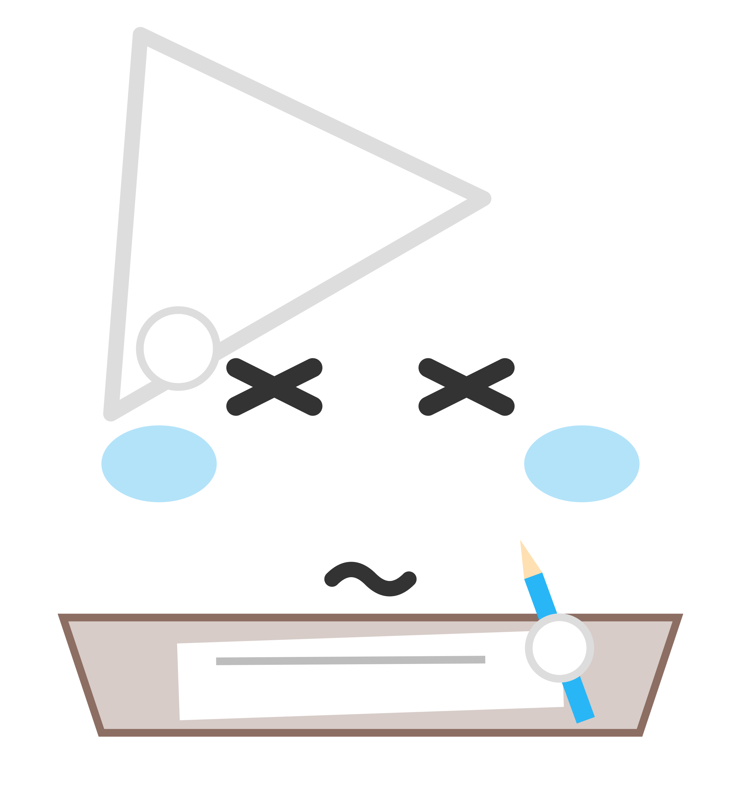 テストを受けるちさまる