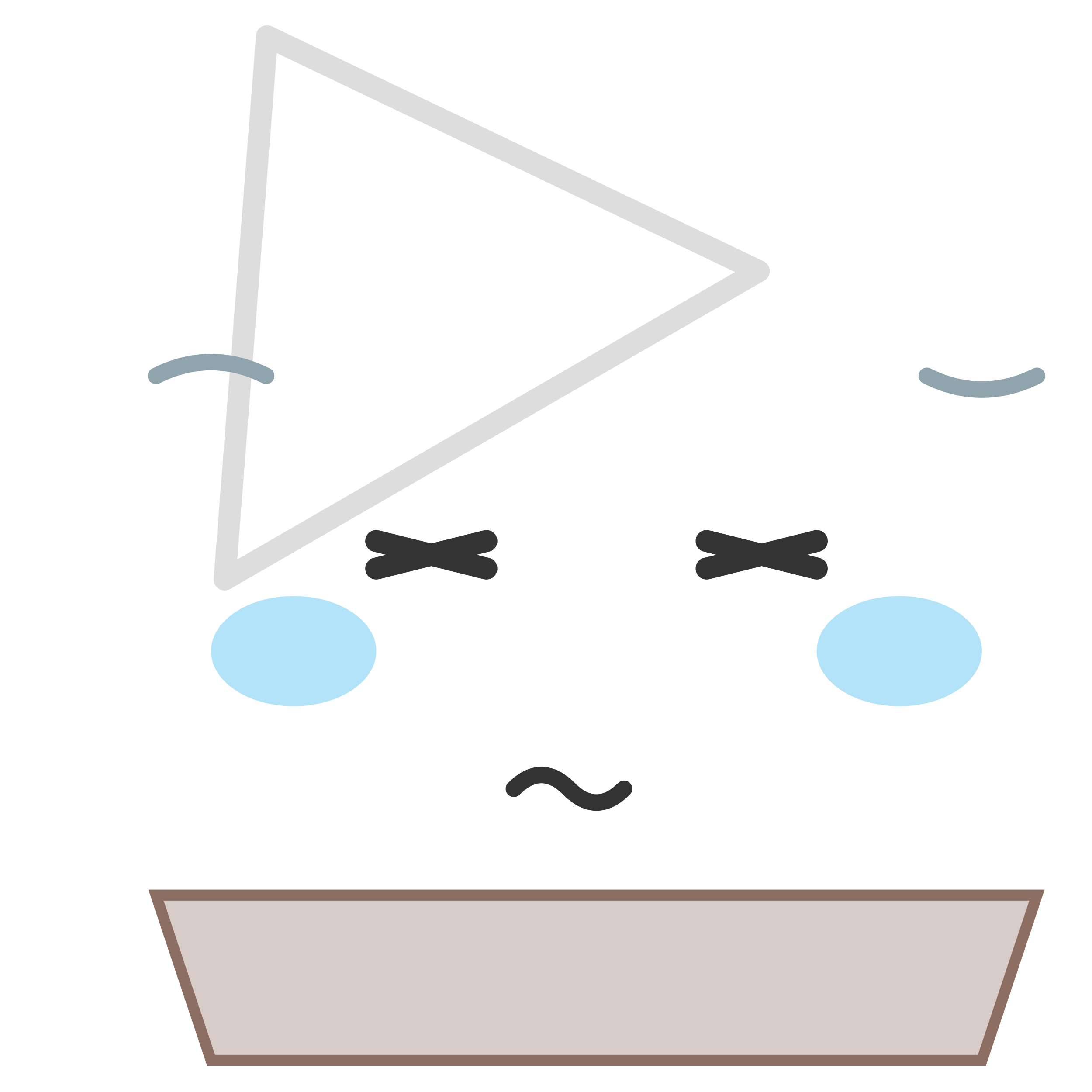 机の下のちさまる