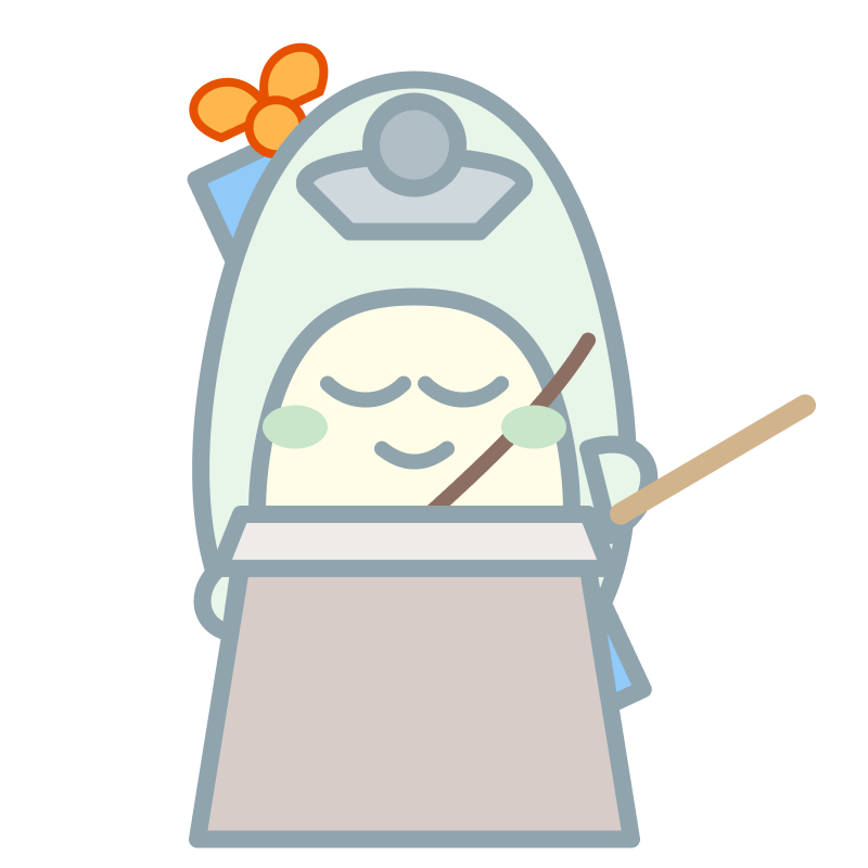 案内するフォリオ先生